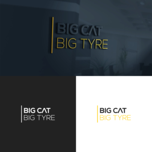 The BIG CAT, BIG TYRE | Logo Design by ZiangArt_Studio