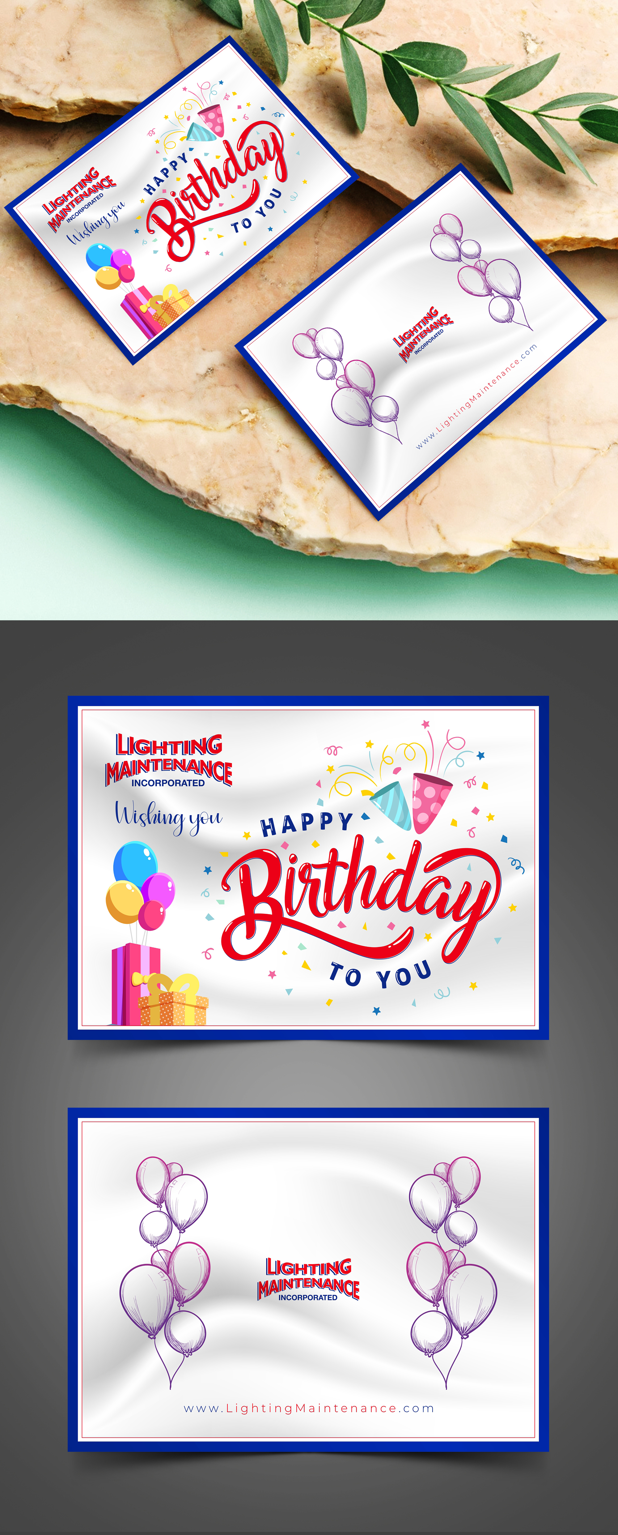 Postcard Design by ecorokerz for Lighting Maintenance Inc | Design #25465265