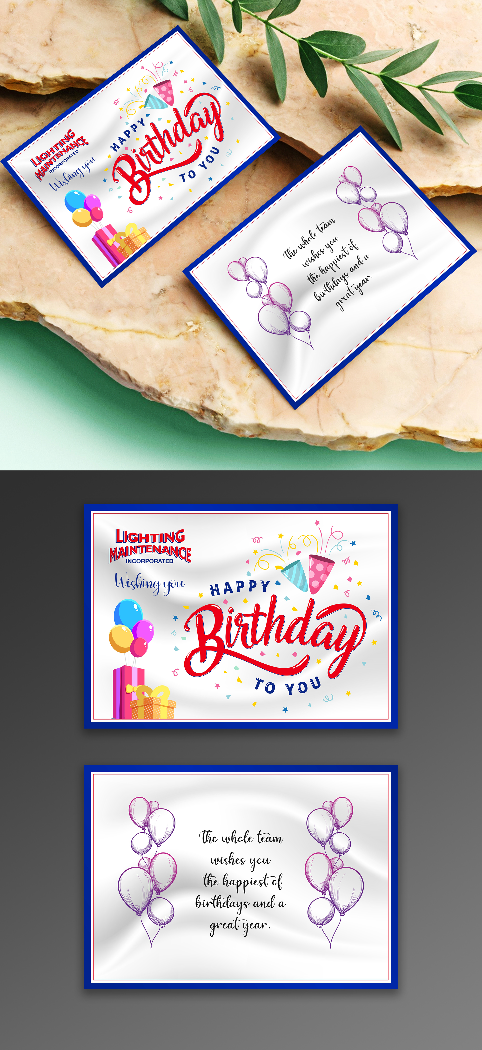 Postcard Design by ecorokerz for Lighting Maintenance Inc | Design #25505967