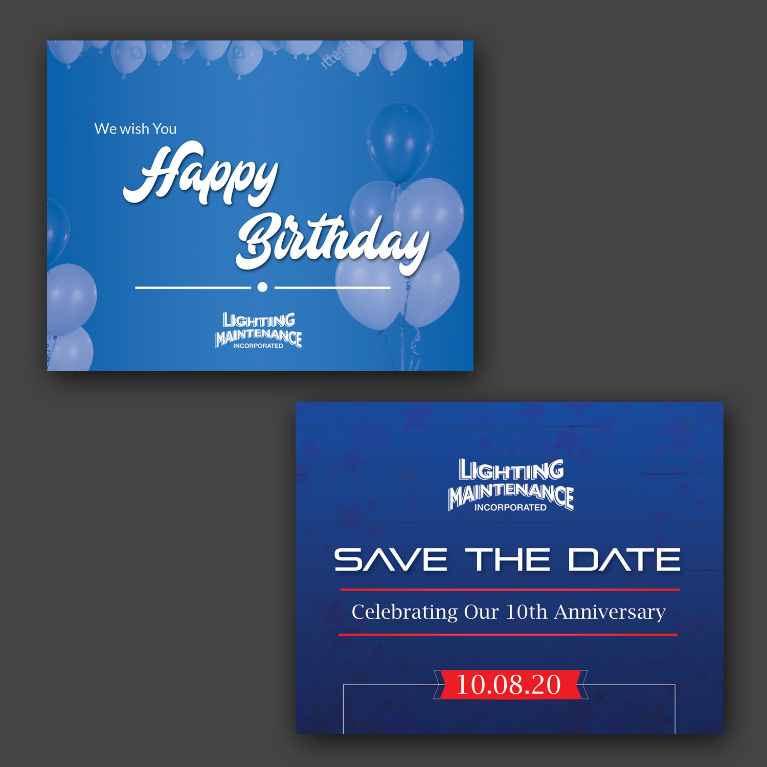 Postcard Design by Schöpfer for Lighting Maintenance Inc | Design #25461850