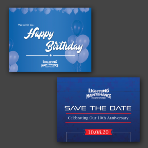 Postcard Design by Schöpfer for Lighting Maintenance Inc | Design: #25461850
