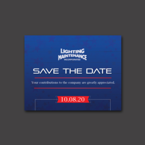 Postcard Design by Schöpfer for Lighting Maintenance Inc | Design: #25467139