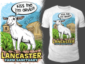 Farm Sanctuary Shirt Design - Baby Sheep | Diseño de Camiseta por Falih A