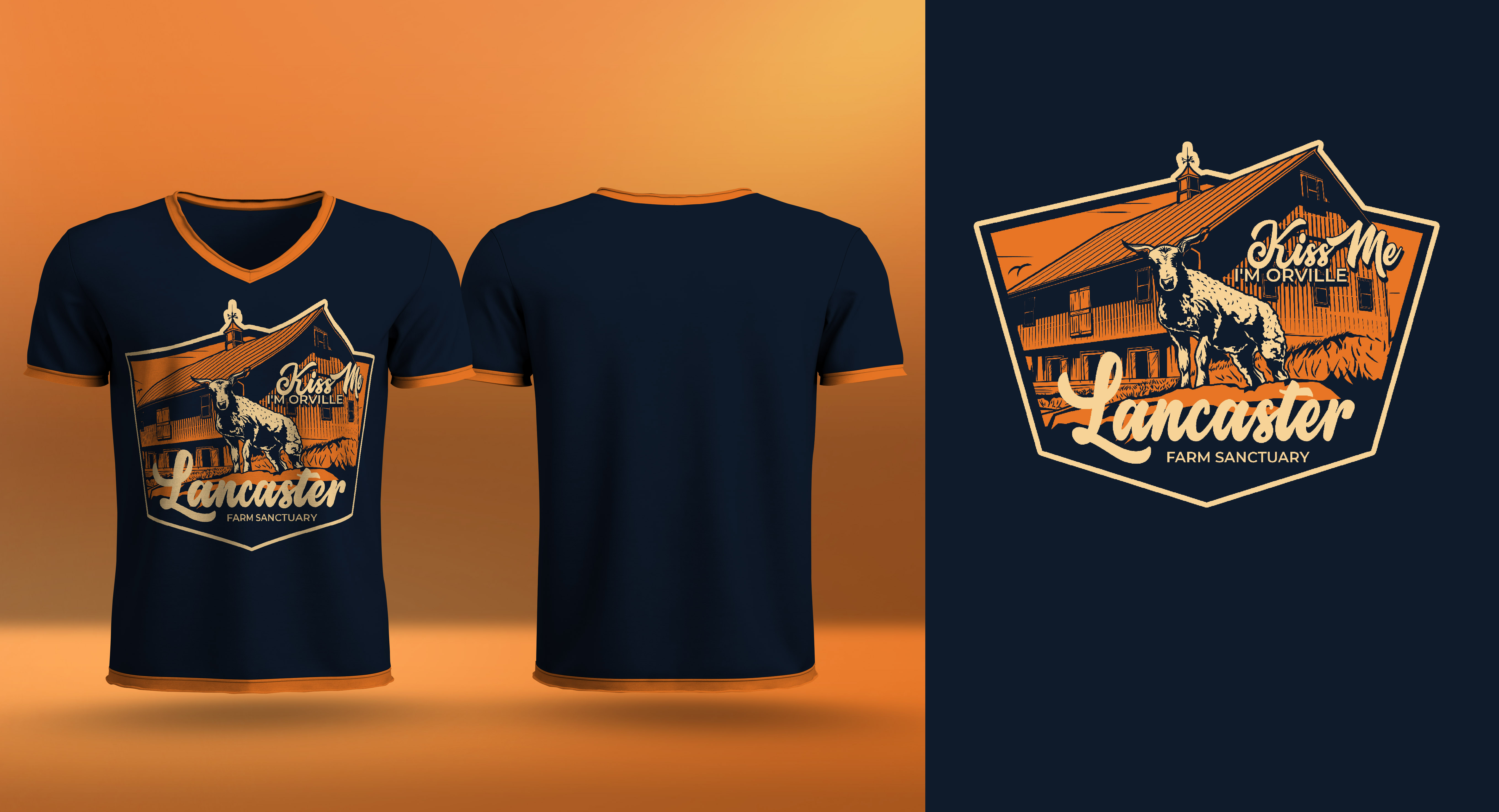 T-shirt Design by AmnRha for Lancaster Farm Sanctuary | Design: #25499417