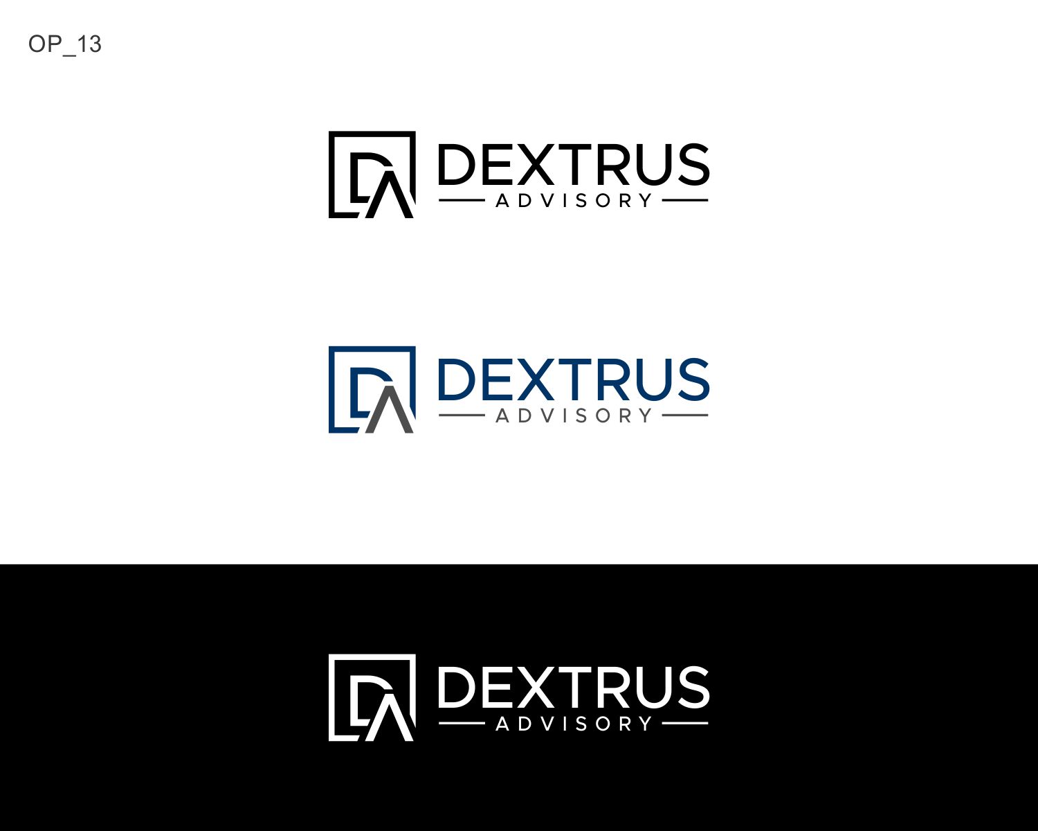 Logo Design by SigmaStudio for dextrus advisory | Design #25548301