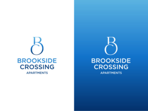 Brookside Crossing Apartments  | Logo Design by Atvento Graphics