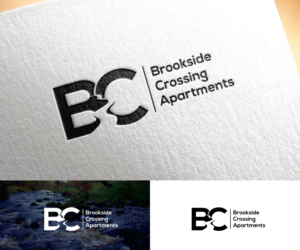 Brookside Crossing Apartments  | Logo Design by step forward 2