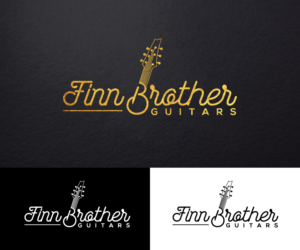 Finn Brothers Guitars or Finn Bros Guitars | Logo Design by step forward 2