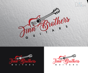 Finn Brothers Guitars or Finn Bros Guitars | Logo Design by Dot Design 3