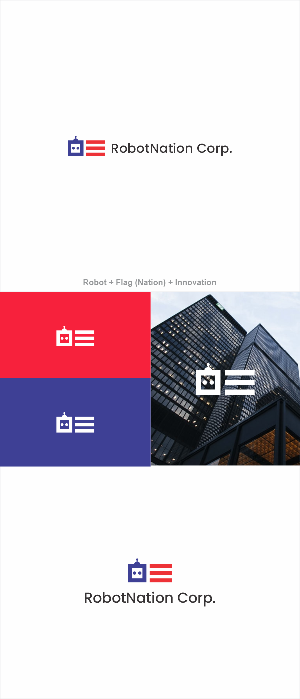 Logo Design by Naavyd for RobotNation Corp | Design #25484225
