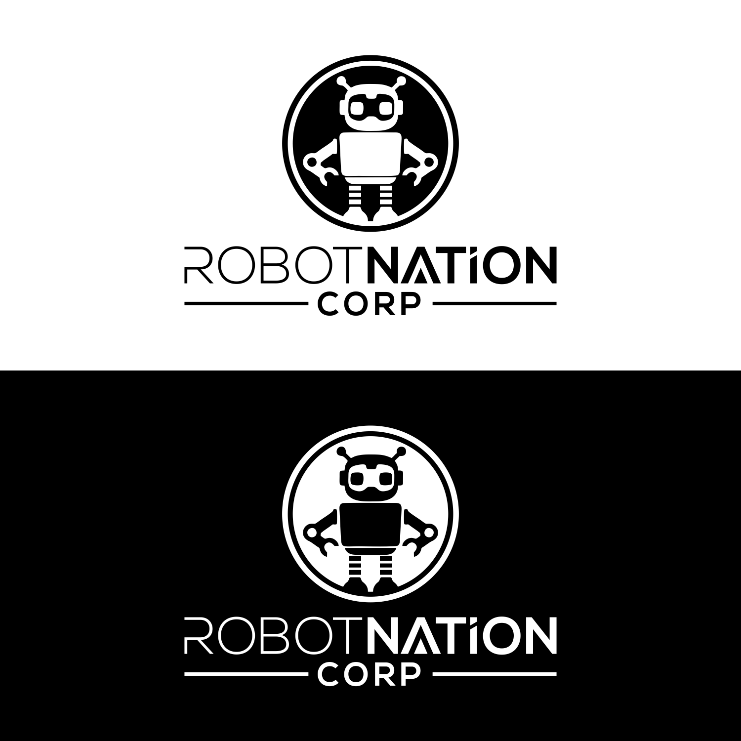 Logo Design by manah bening for RobotNation Corp | Design #25473887