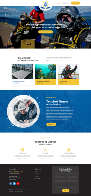 Web Design by Dolph!n for this project | Design #25496292