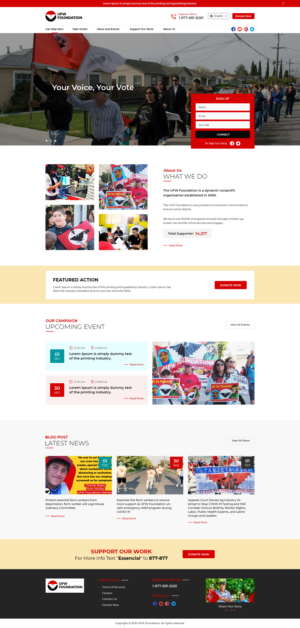 Modern Web Design for Nonprofit Organization | Web Design par Ved Web Services