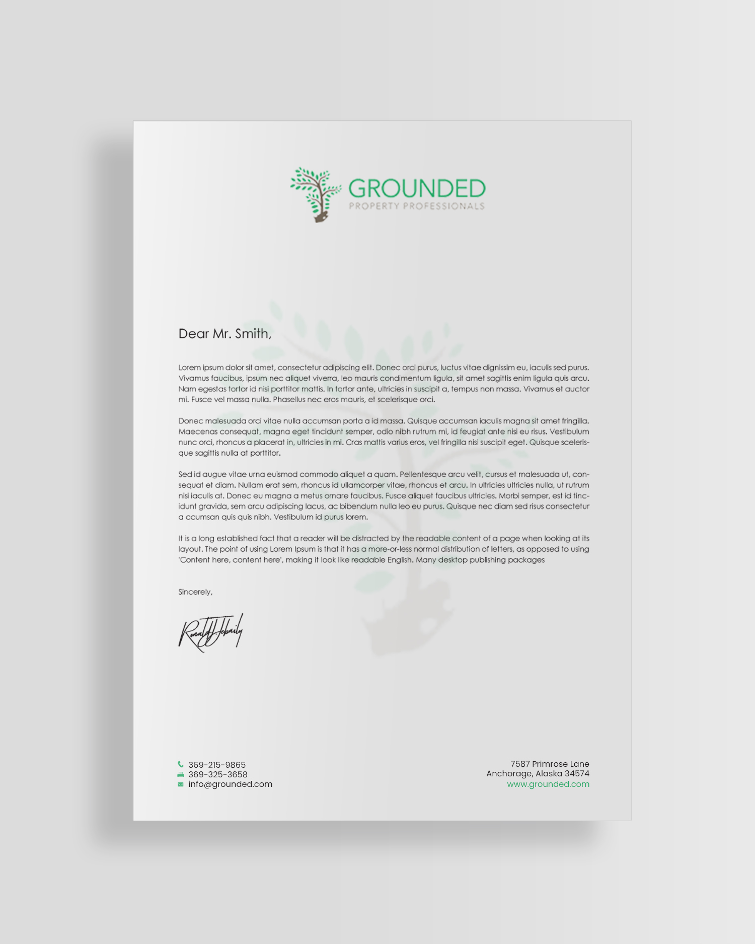 Letterhead Design by chandrayaan.creative for this project | Design #25470448
