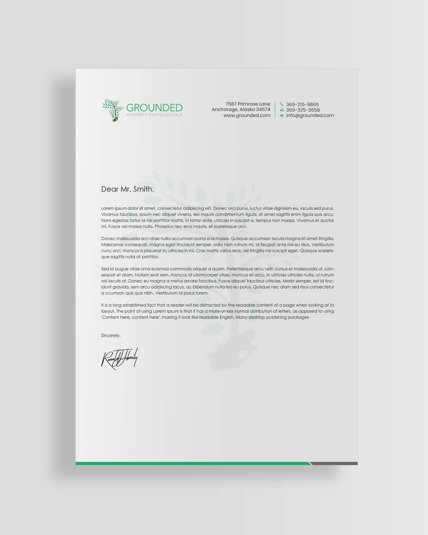 Letterhead Design by chandrayaan.creative for this project | Design #25470450