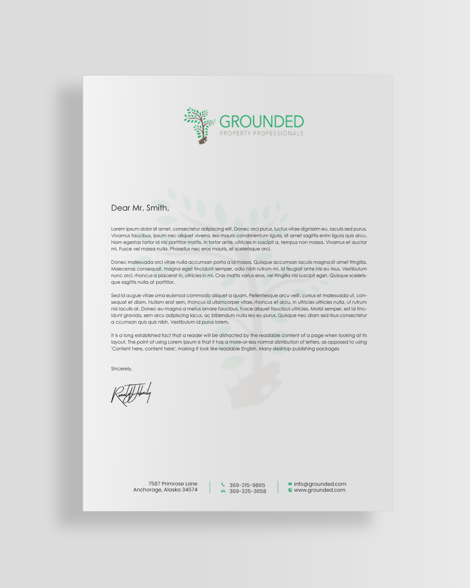 Letterhead Design by chandrayaan.creative for this project | Design #25470451