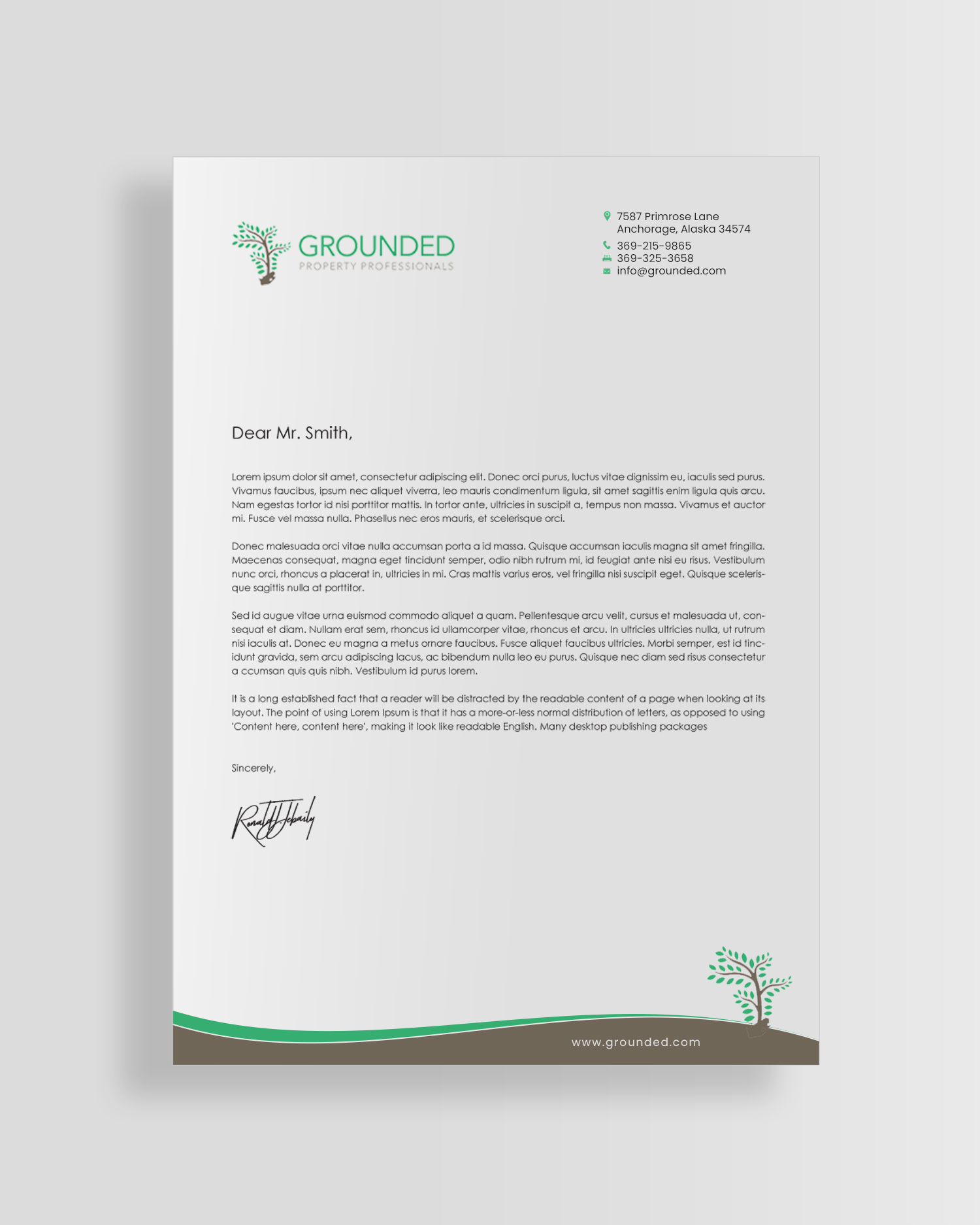 Letterhead Design by chandrayaan.creative for this project | Design #25473236