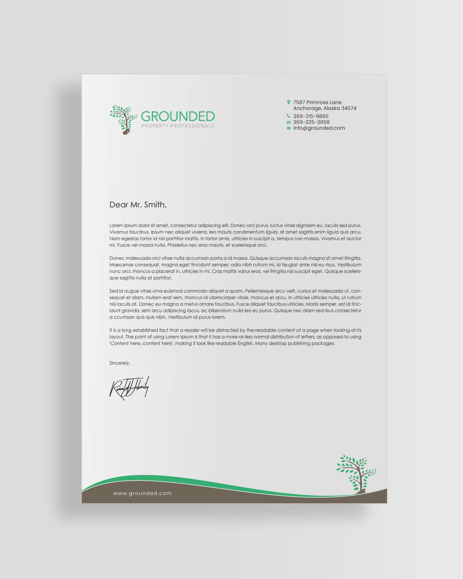 Letterhead Design by chandrayaan.creative for this project | Design #25473237