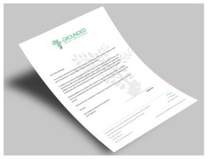 Letterhead for new real estate company in South Africa named Grounded | Design En-Tête par goranvisnjic82