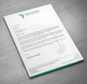 Letterhead for new real estate company in South Africa named Grounded | Design En-Tête par sabbir049