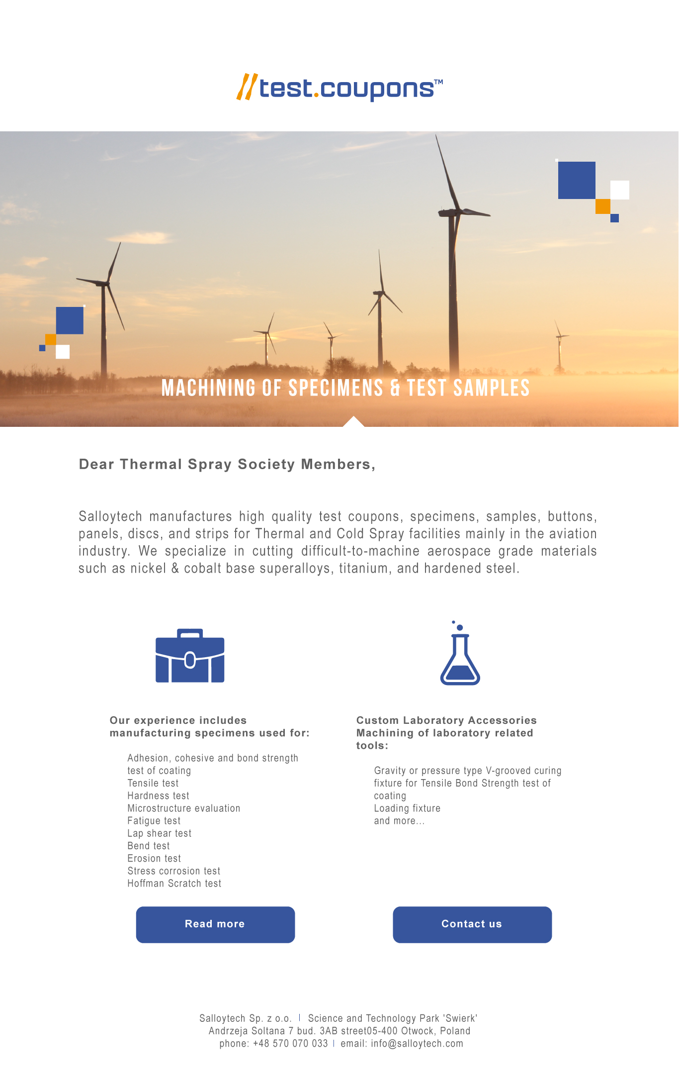 Design de Marketing Électronique par AlejaBlanchet pour Salloytech Sp. z o.o. | Design #25517598
