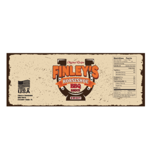 Finley's Horseshoe BBQ Sauce Needs a Label | Diseño de Etiqueta por ronin71