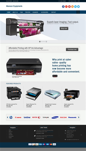Web Design by pb for syed shah | Design: #3043375