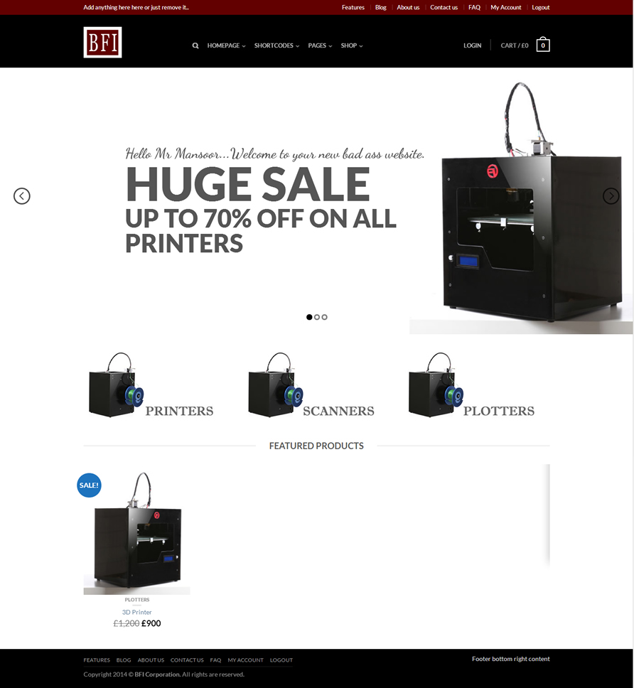 Web Design by Wordpress Webmaster for syed shah | Design #3072761