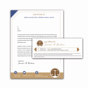 Letterhead Design by Creative Jiniya for this project | Design: #25471821