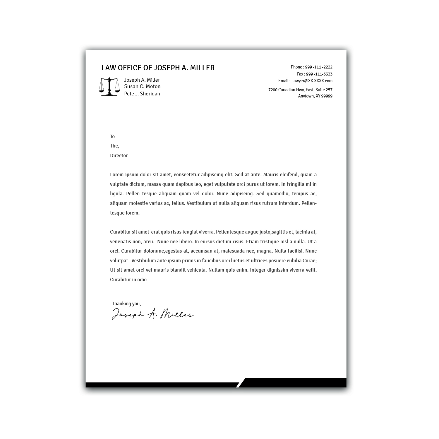 Letterhead Design by Creative Jiniya for this project | Design #25473695