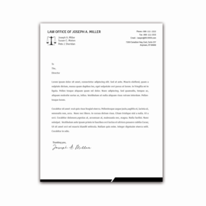 Letterhead Design by Creative Jiniya for this project | Design: #25473695