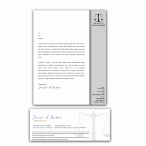 Letterhead Design by Creative Jiniya for this project | Design: #25473849