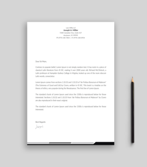 Letterhead Design by Musa. A for this project | Design: #25471973