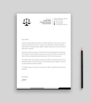 Letterhead Design by Musa. A for this project | Design: #25474289