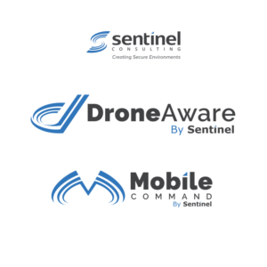 DroneAware By Sentinel & MobileCommand By Sentinel | Logo Design by Rii