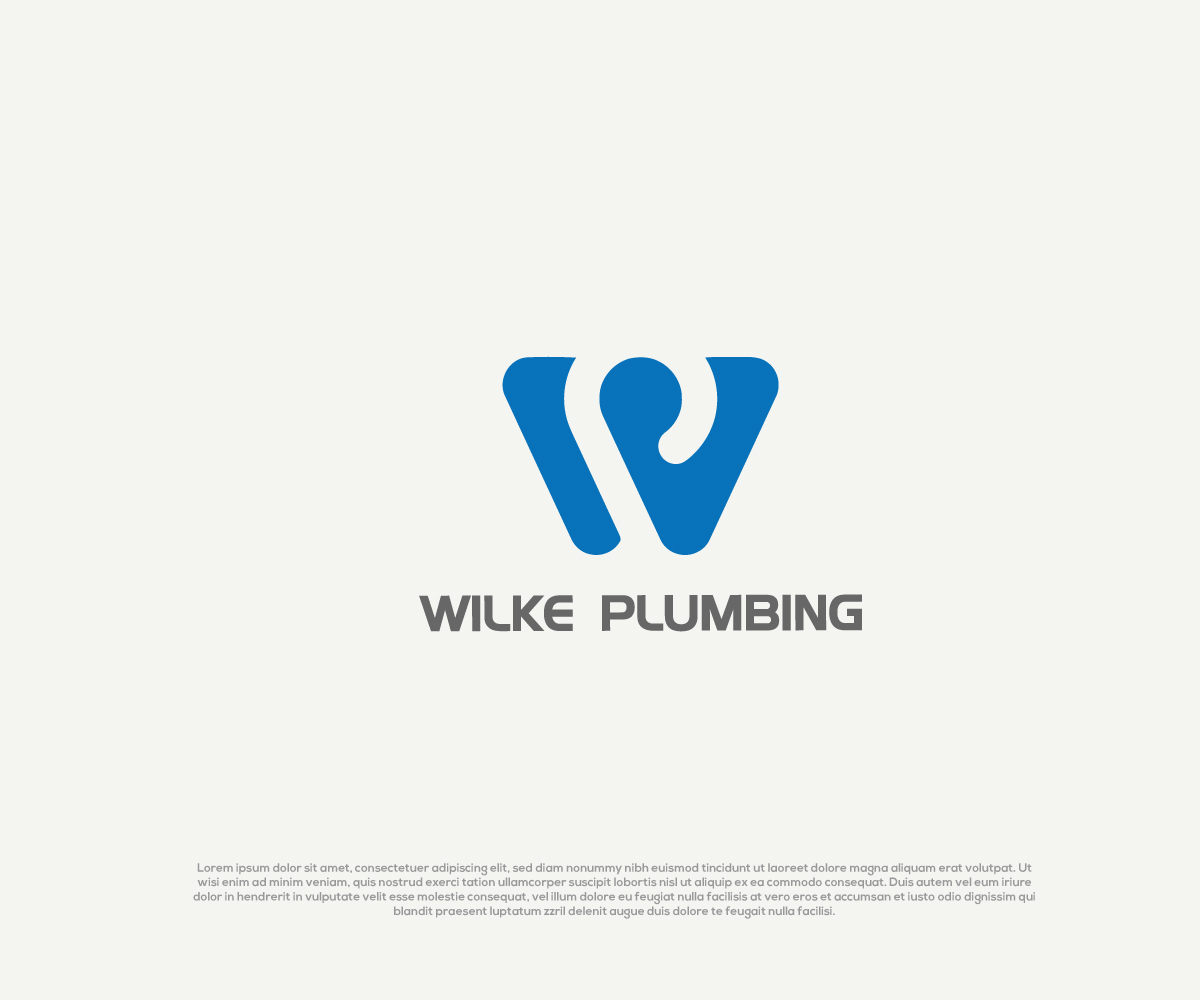 Logo Design by Niizam Uddin for Wilke Plumbing | Design #25490166