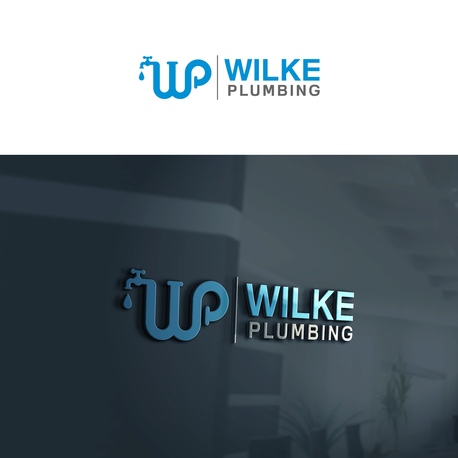Logo Design by MG.graphics for Wilke Plumbing | Design #25474002