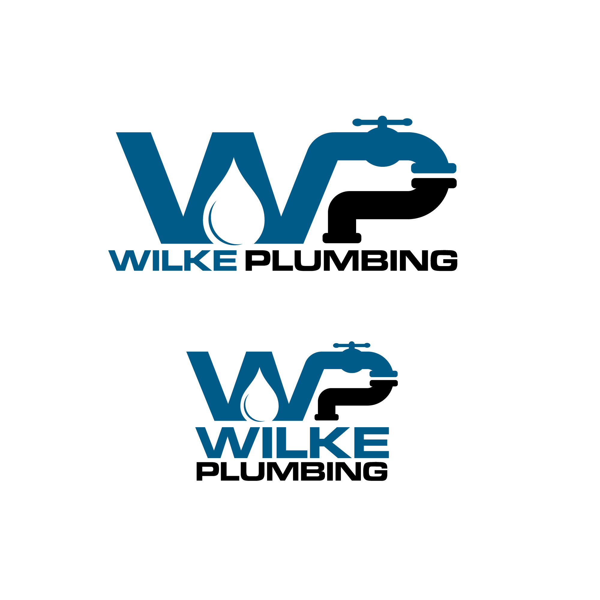 Logo Design by sherman for Wilke Plumbing | Design #25473224
