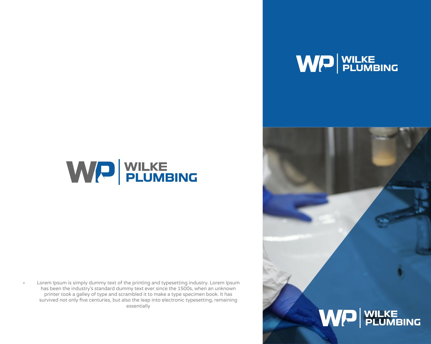 Logo Design by SigmaStudio for Wilke Plumbing | Design #25471704
