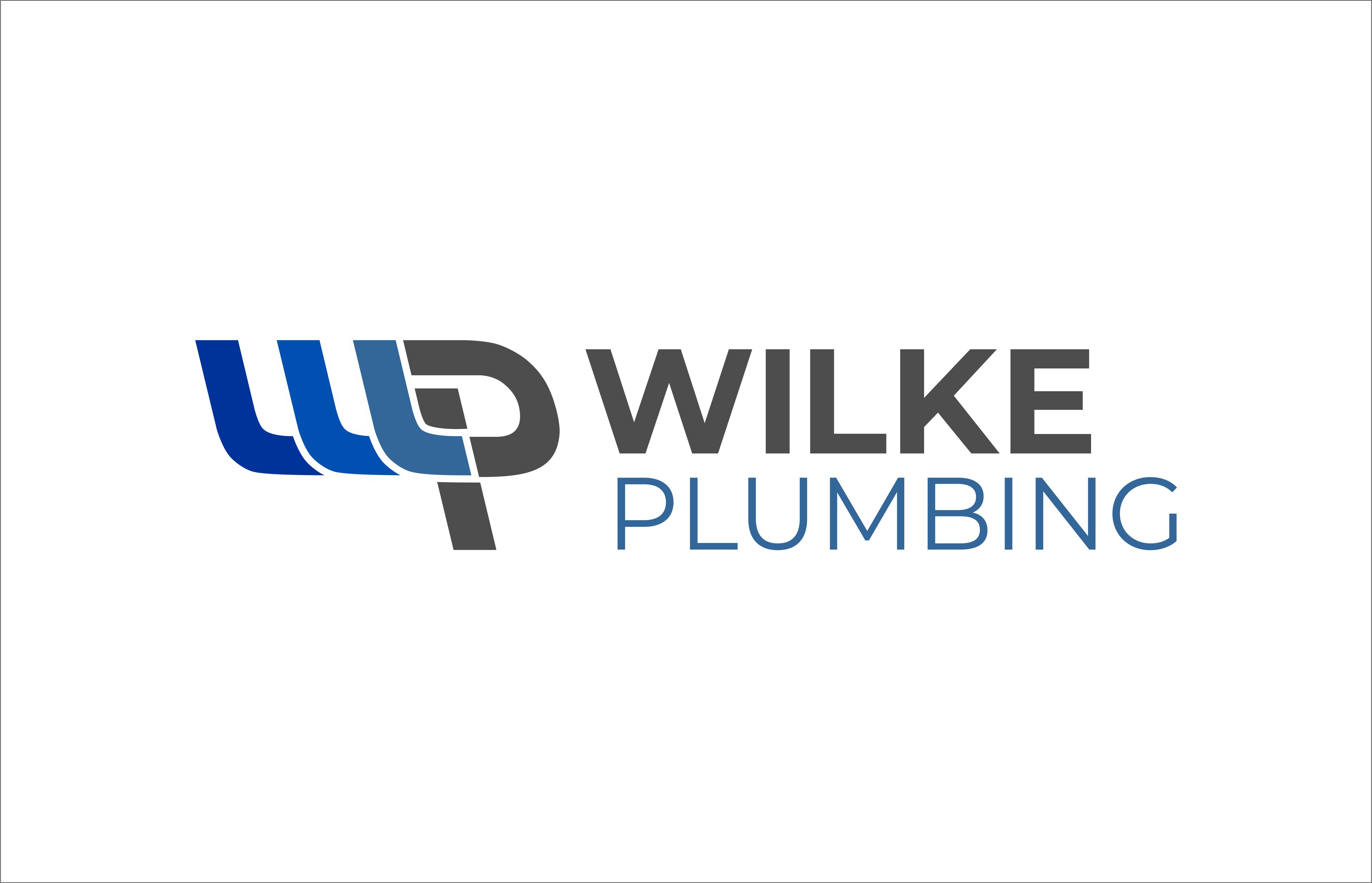Logo Design by GAURAV555 for Wilke Plumbing | Design #25477349