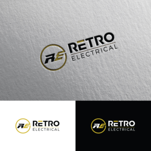 Retro Electrical, or RE.   Or both together. | Logo Design by Rii