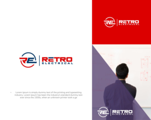 Logo Design by MX LogoArt for Retro electrical | Design: #25535640