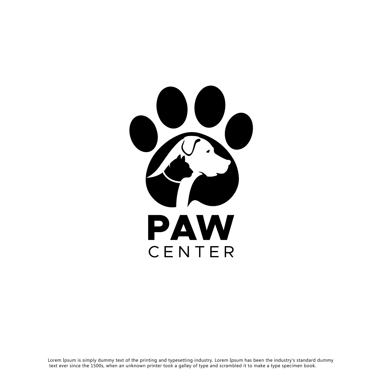 Logo Design by Potatow for Veterinary PAW Center | Design #25517849