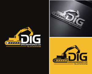 Logo Design by Atec for Lee baker building and groundworks | Design: #25491087