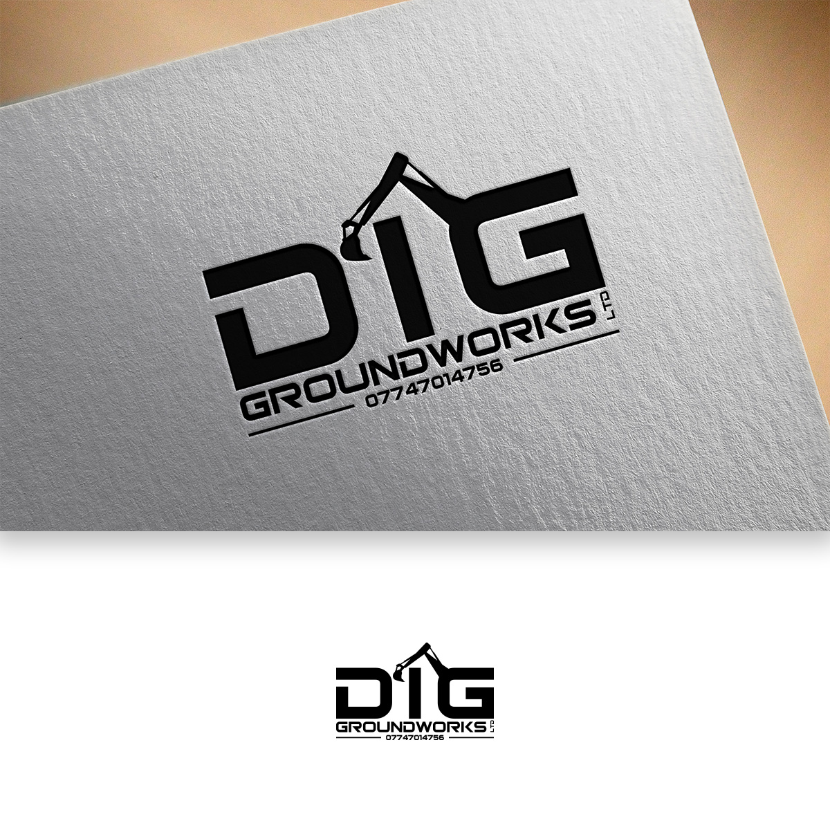 Logo Design by DesignDUO for Lee baker building and groundworks | Design #25499344