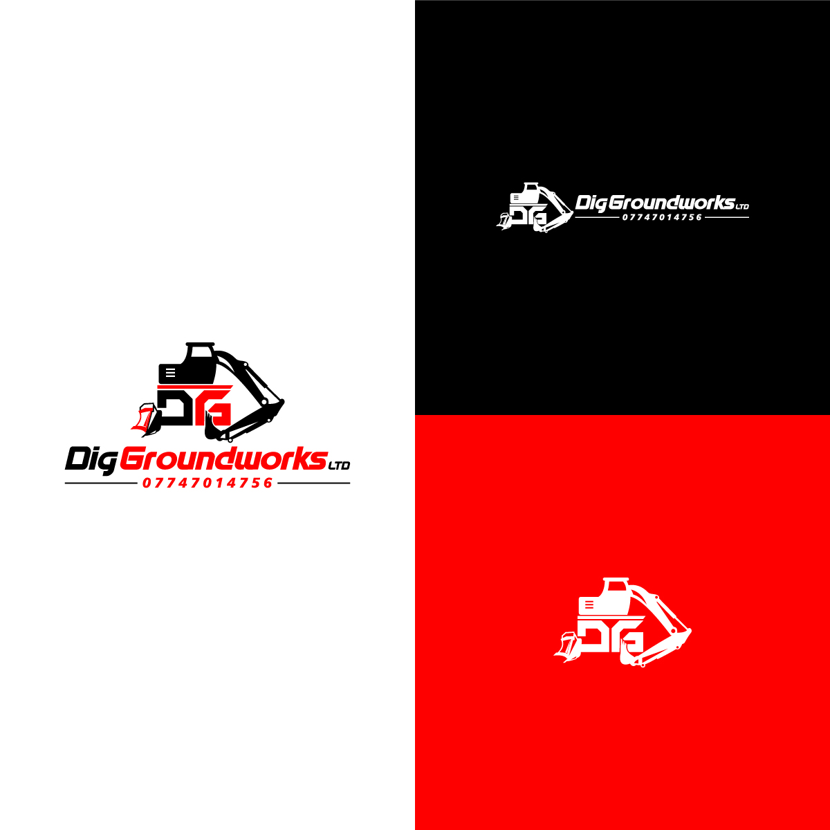 Logo Design by MuhammadHussnain for Lee baker building and groundworks | Design #25496412