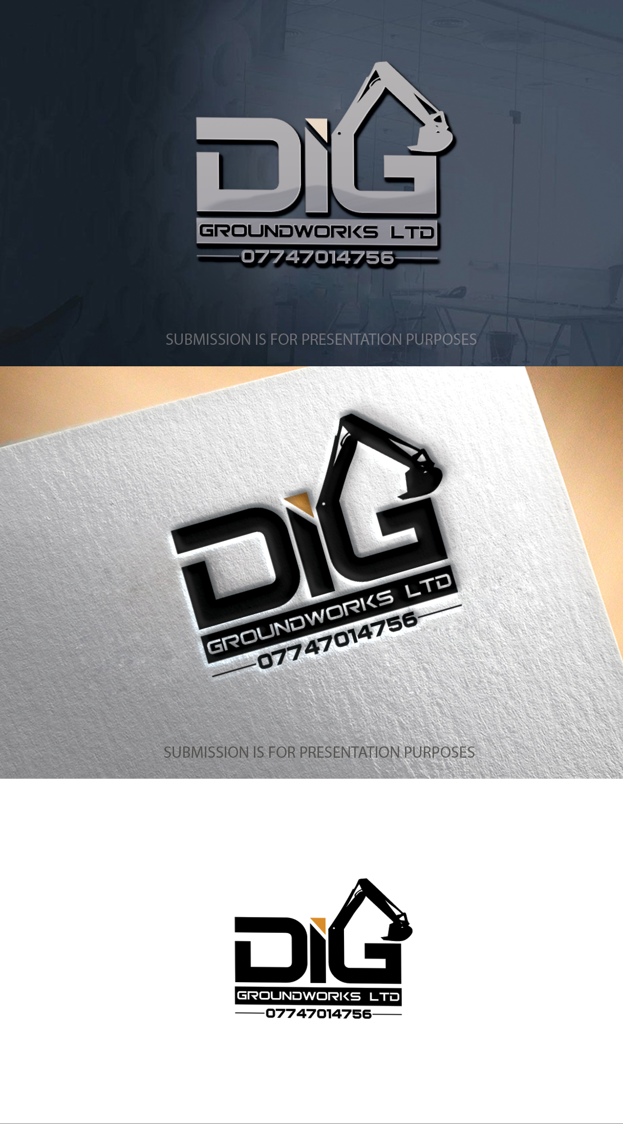 Logo Design by graphicevolution for Lee baker building and groundworks | Design #25480090