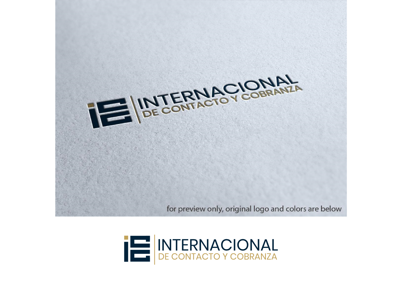 Logo Design by Gita. for Internacional de Contacto y Cobranza | Design #25500447