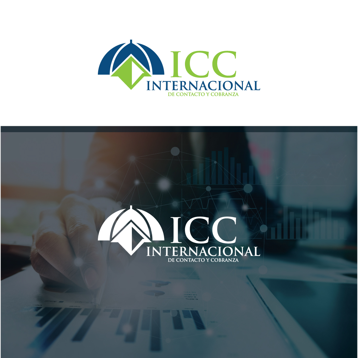Logo Design by Graphic Bricks for Internacional de Contacto y Cobranza | Design #25483906