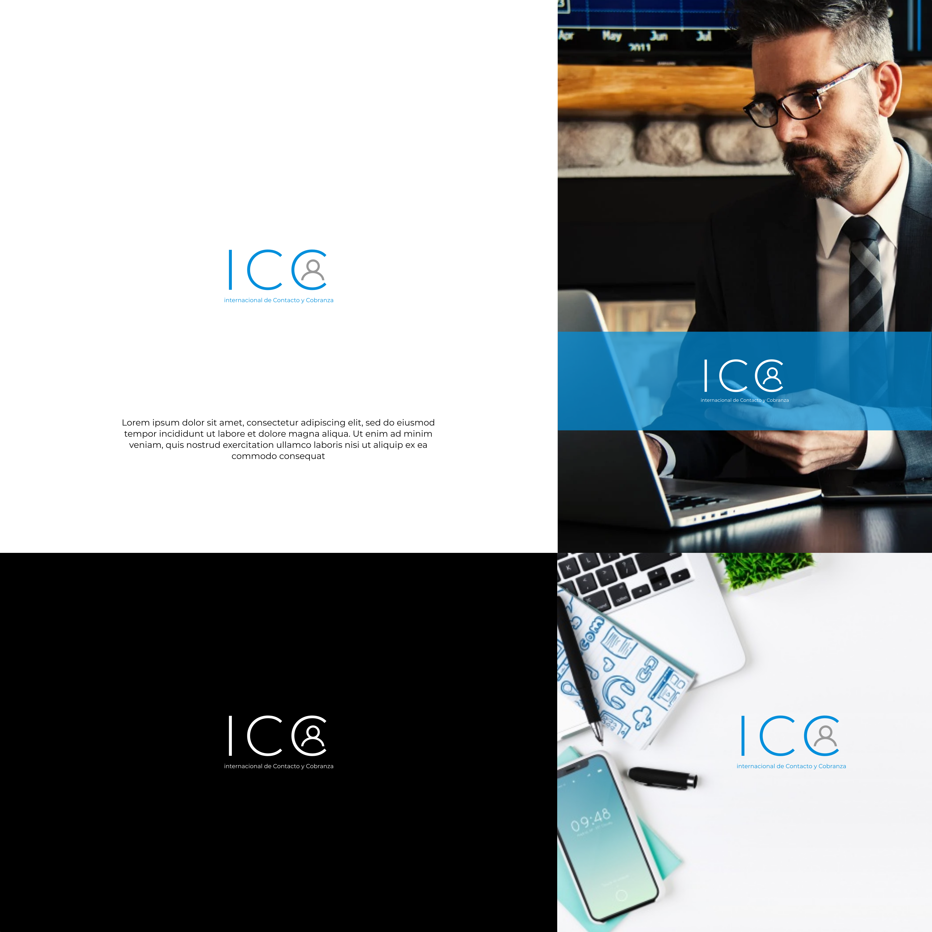 Logo Design by ybmdesign for Internacional de Contacto y Cobranza | Design #25492459